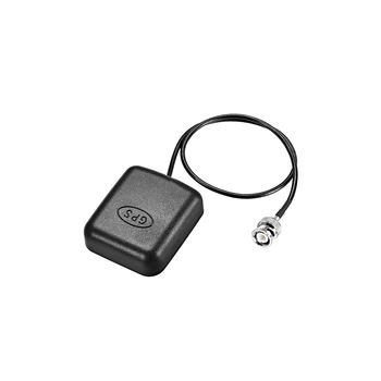 Uxcell 1 個gpsアクティブアンテナbncオスプラグ 34dB空中コネクタケーブルと磁気マウント 0.5 メートル線m