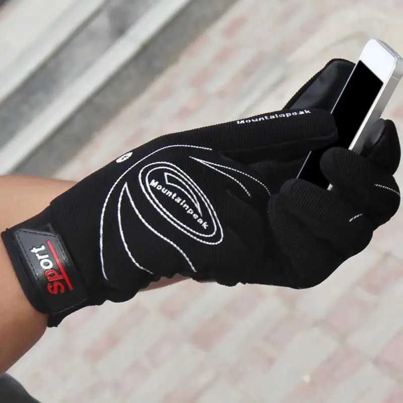 Мужские зимние перчатки ветрозащитные перчатки для езды на велосипеде перчатки для сноуборда перчатки для снега - Цвет: B