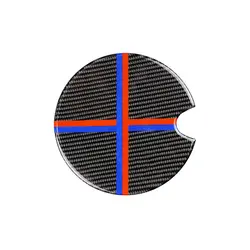 В черном автомобильном топливном баке крышка из углеродного волокна наклейка для BMW MINI R50 R52 R61 F55 JCW 161 мм для авто аксессуаров