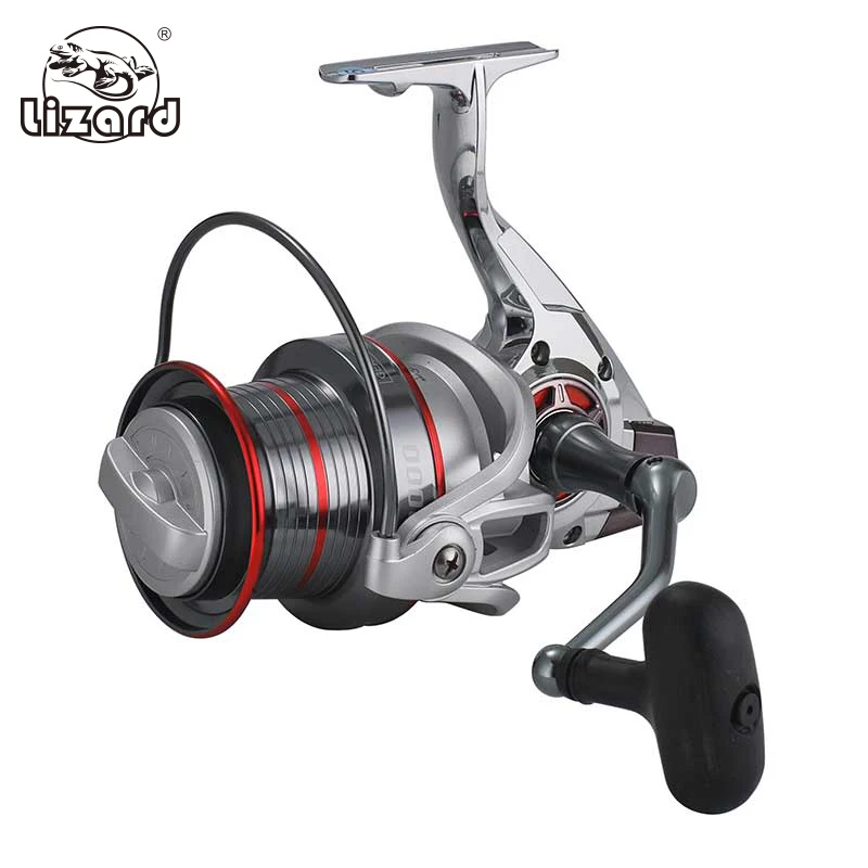 LIzard9000/10000/12000 Size Metal Body Spinning Big Sea Surf Fishing Reel  Jigging Trolling Long Shot Casting for Carp Salt Water