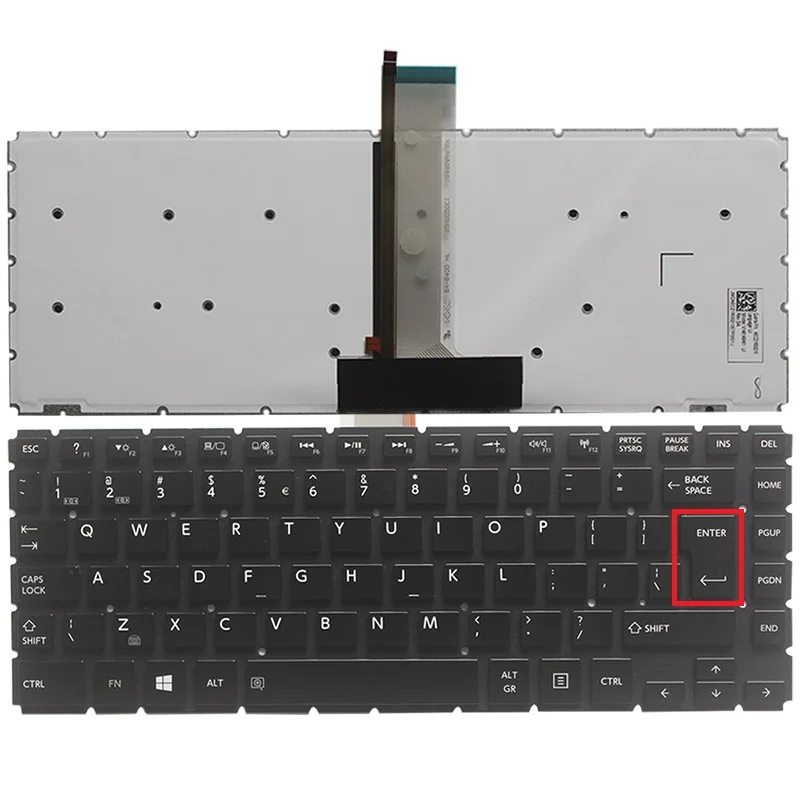 Новый UI Клавиатура для ноутбука Toshiba Satellite E45-B E45D-B E45t-B E40-B E40D-B E40t-B клавиатура с