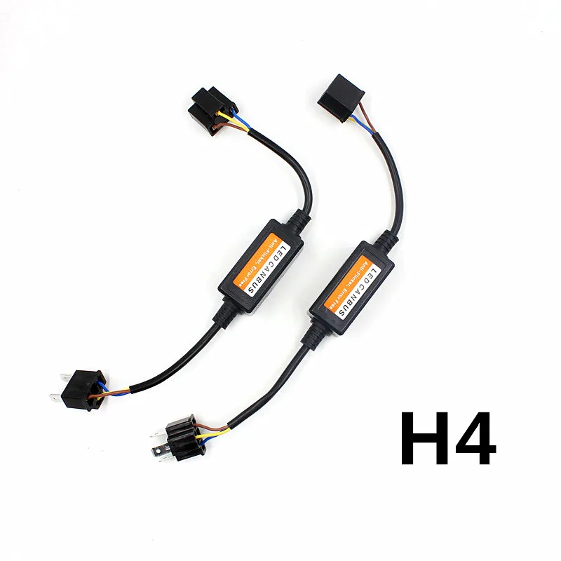 安全 2個のLEDヘッドライトCanbus抵抗デコーダーキャンセラーH7