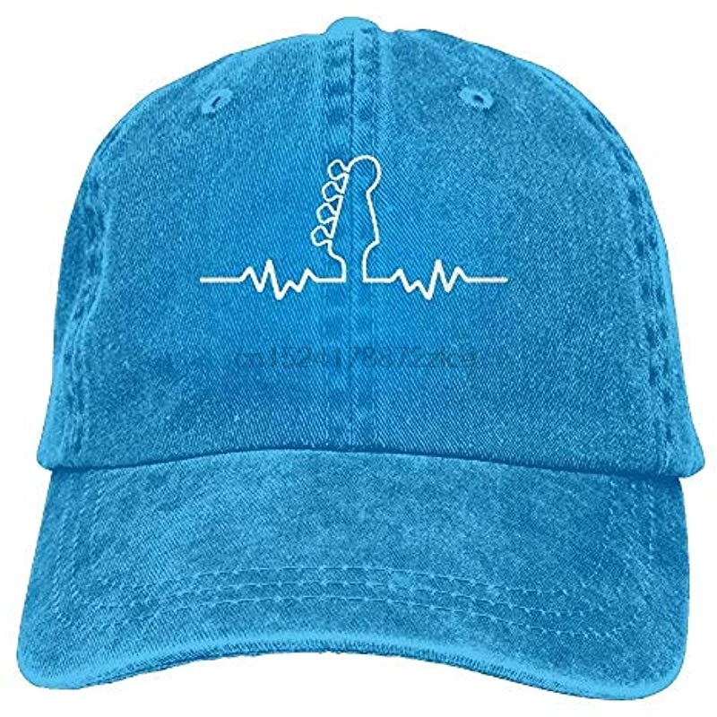 Бейсбольная кепка бас гитара сердцебиение 1 мужчины Snapback Casquettes Регулируемая бейсбольная кепка