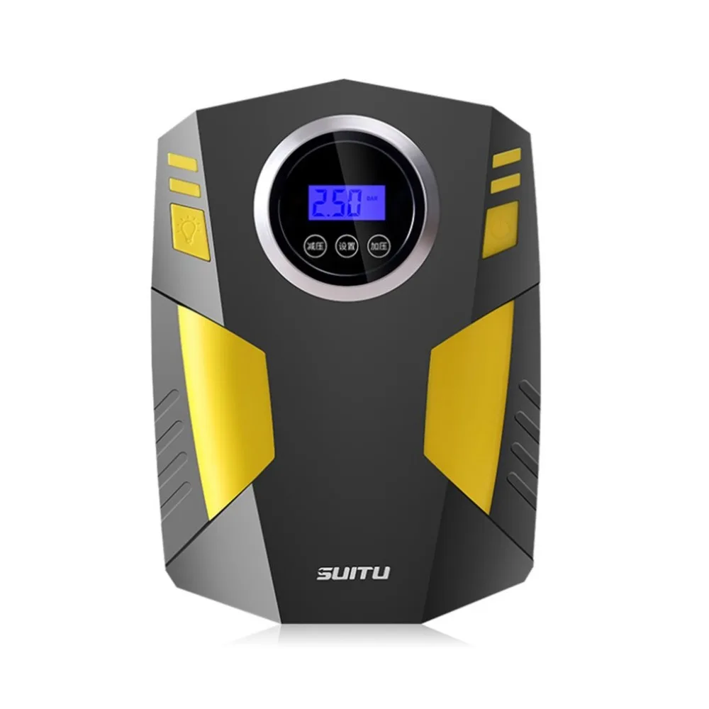 Compressor de ar do Carro Bomba de ar Automático para Carro Portátil Digital Pneu Inflator 150 Psi Motocicleta Led Luz Bomba dc 12v Mod. 187697 7 Compressor de ar do carro portátil dc
