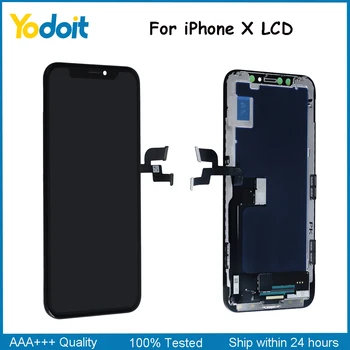 

AAA++ LCD Display Oled For iPhone X Touch Screen Replacement TFT Pantalla No Dead Pixel Tested Digitizer Complete Assembly+Tools