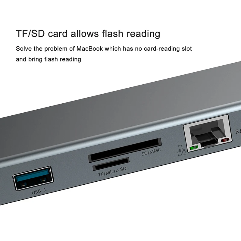 Baseus концентратор USB type C до 3,0 USB HDMI RJ45 usb-хаб для MacBook Pro Аксессуары USB разветвитель мульти 11 портов type C концентратор USB-C