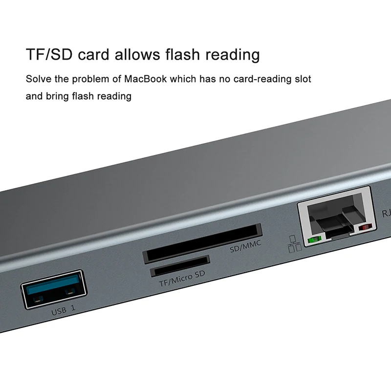 Baseus USB Type C HUB to 3.0 USB HDMI RJ45 USB HUB for MacBook Pro Accessories USB Splitter Multi 1