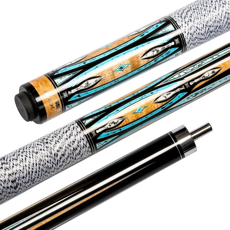 DP-1 Fury бильярдный кий DP Серия 13 мм Tiger Tip 4 цвета профессиональный Клен Вал FURY быстрый из нержавеющей стали шарнирный бильярдный комплект - Цвет: DP-1