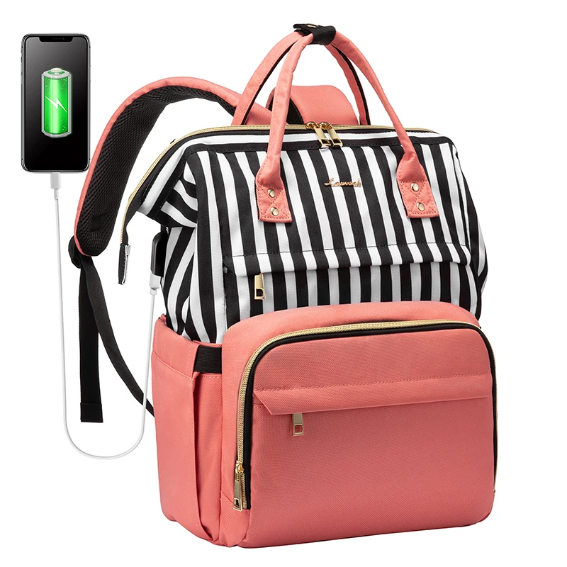 Canvas Backpacks Women Bag Multifunctional LOVEVOOK Waterproof School/Work Unisex 