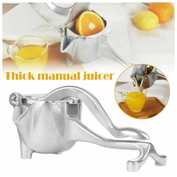 

2020 New Kitchen Aluminum Alloy Manual Juicer Hand Juice Press Squeezer Fruit Juicer Extractor Ergonomic Design Juicer Tool