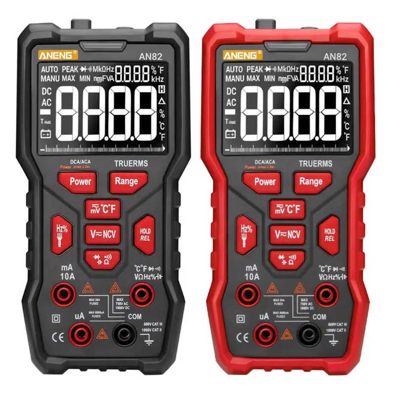 

AN82 Digital Multimeter Professional Tester DIY Transistor Capacitor NCV Testers