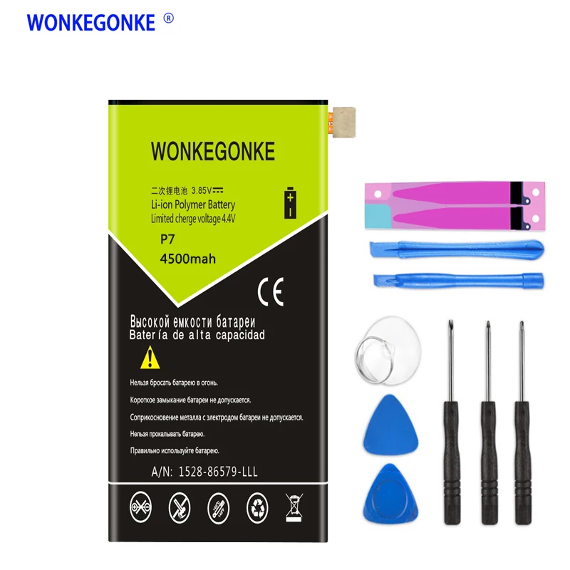 WONKEGONKE 4500 мА/ч HB3543B4EBW Аккумулятор для Huawei Ascend P7 Батарея P7-L07 L09 L00 L10 L05 L11 | Мобильные