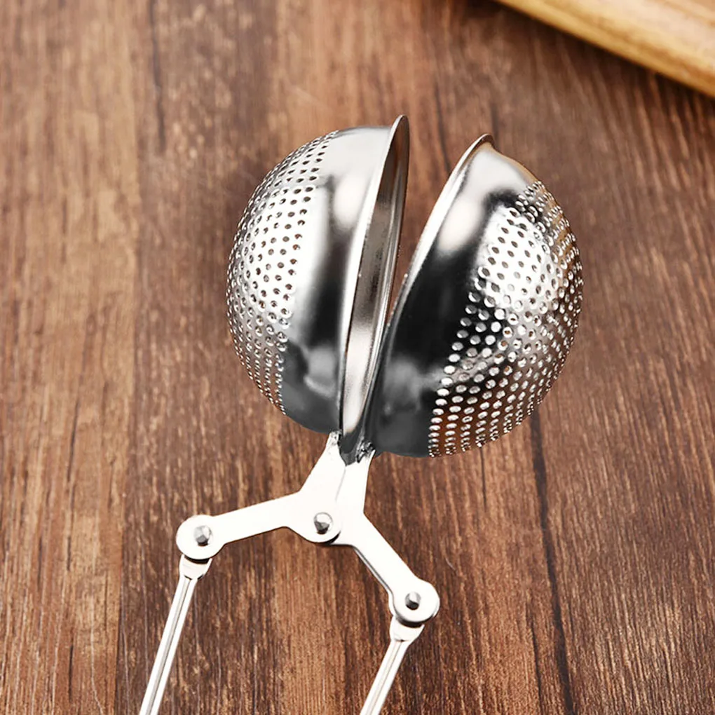 Mesh Snap Ball Loose Leaf Tea Infuser Strainer Filter with Handle Stainless Steel tea infuser tea strainer tea filter