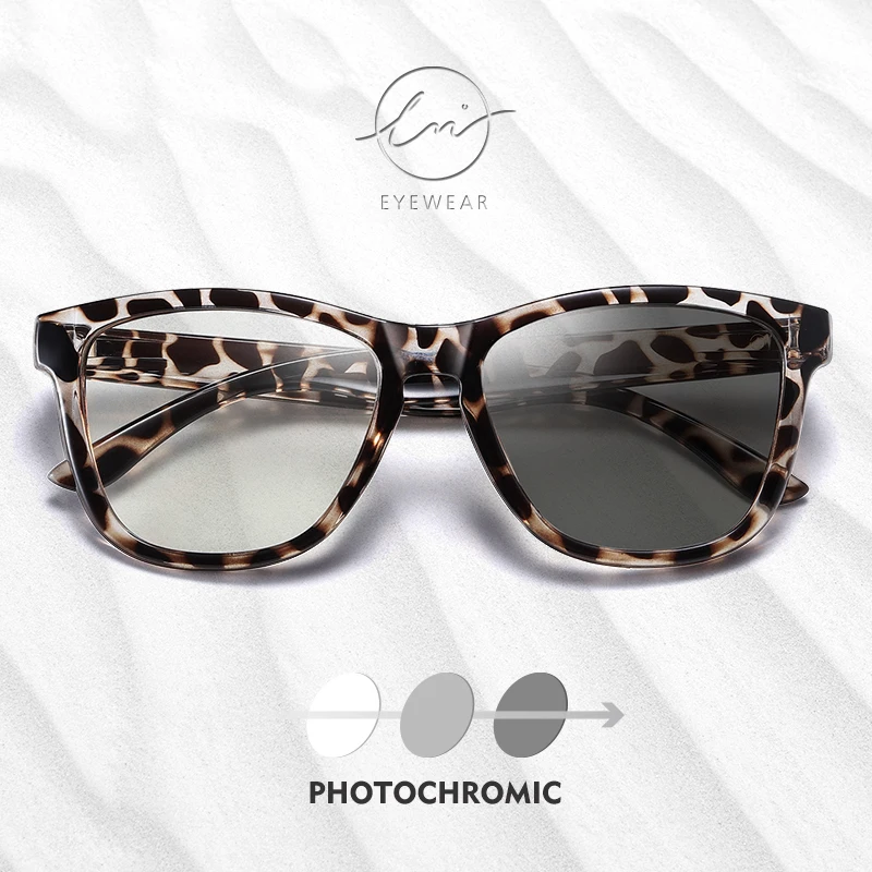 

LM Anti Blue Ray Glassses Women Men Chameleon Square Goggle Blue Light Glasses Clear Lens Computer Gaming Glasses Unisex UV400