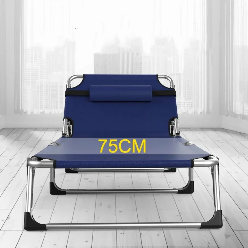 

Multifunctional simple folding sheets people home office lunch bed recliner outdoor camp bed accompanying bed recliner
