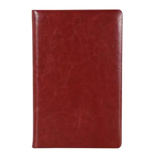 Wine Red Обложка из искусственной кожи для путешествий, портативный блокнот А5 для студентов, дневник, блокнот, школьные канцелярские принадлежности - Цвет: Wine Red