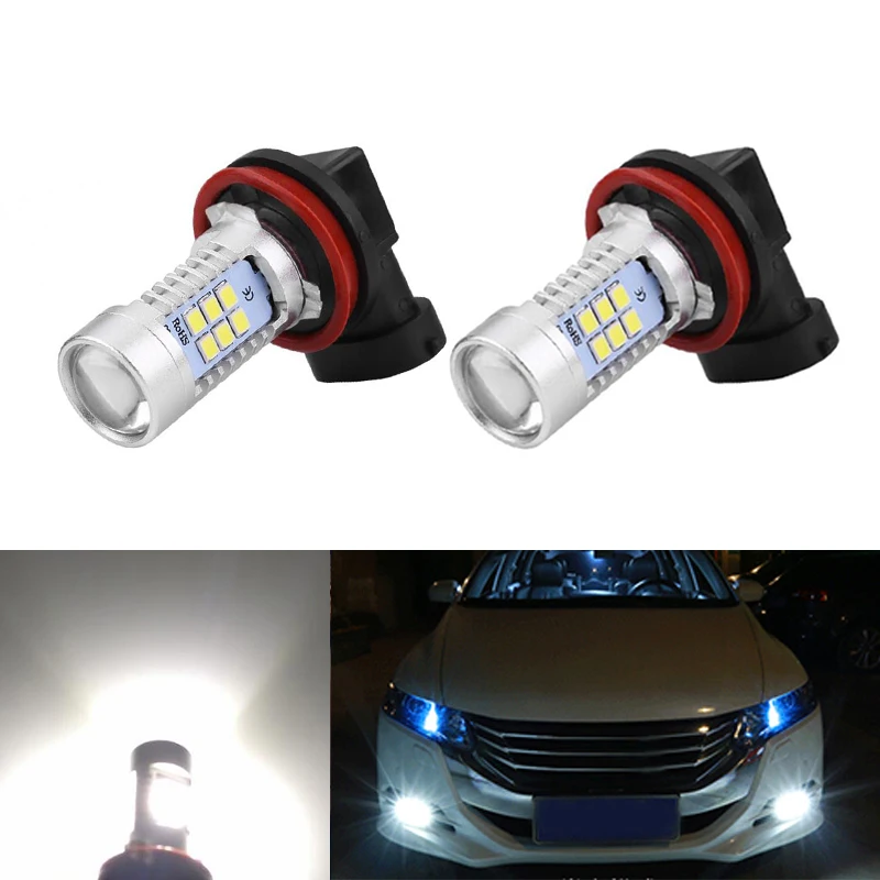 2x супер белый H8 H11 CREE чип 2835SMD светодиодный туман светильник дальнего света лампы