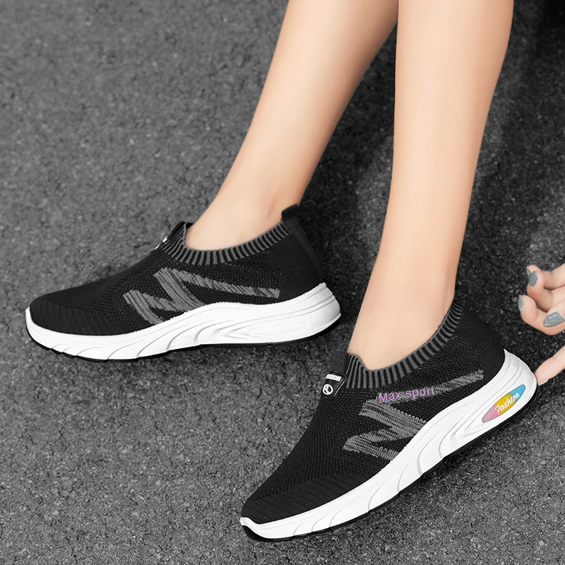 2020 Summer Fashion Women Flat Shoes Female Chuncky Shoes Dedign Sneaker for Women Breathable Shoes Walking Running Shoes