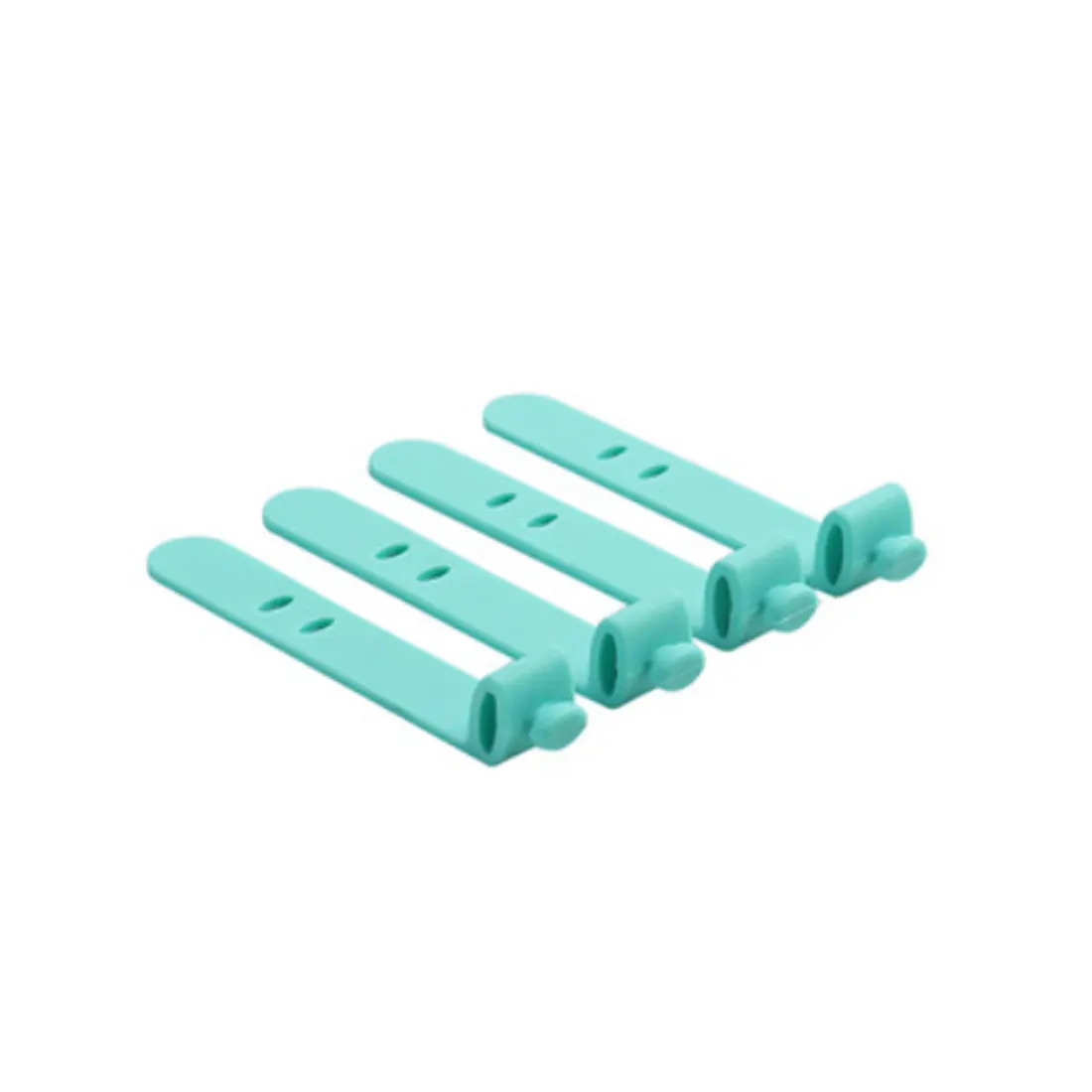 Mint Green Силиконовые Кабельные прихваты держатель для кабеля обернутый шнур линия 6 см держатель для хранения наушников провода обертывания - Цвет: Mint Green