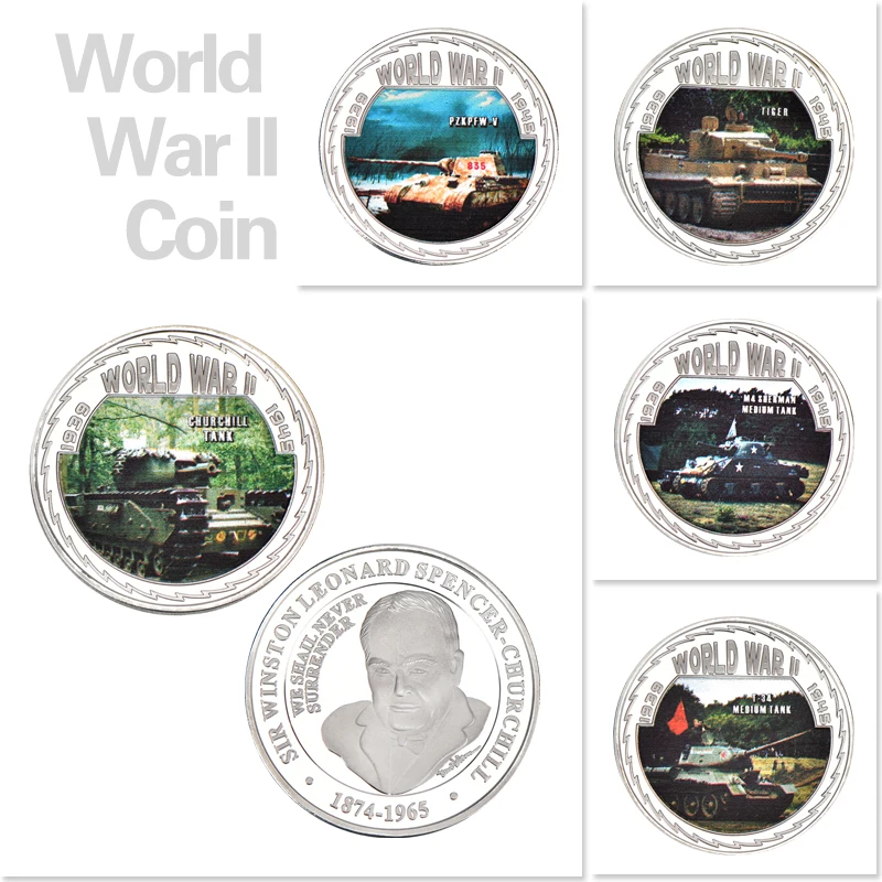 WR набор серебряных и немецких монет World War II оригинальная металлическая монета