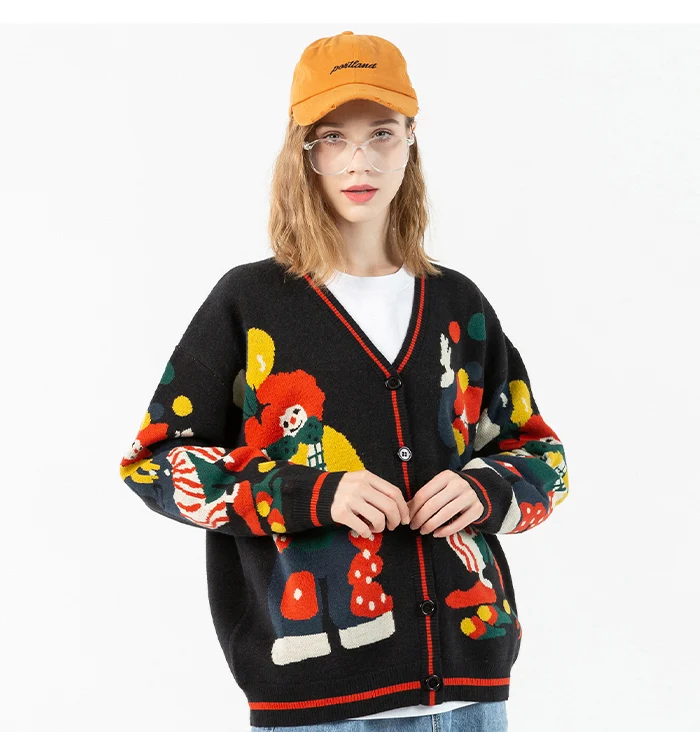Lacible Harajuku Autumn Knitted Sweater 