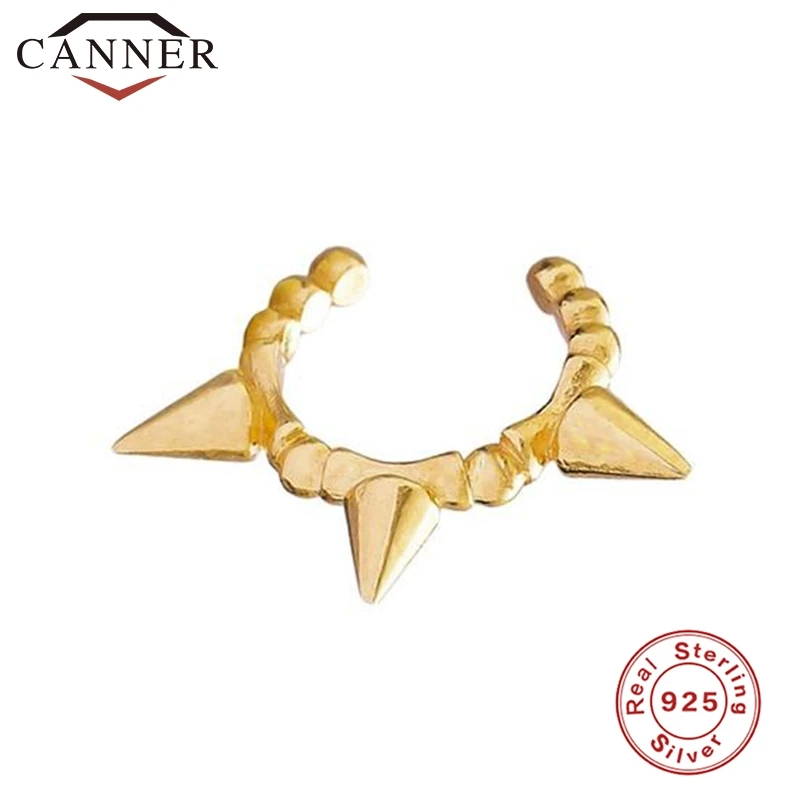 1 gold 1 шт., европейские и американские 925 пробы серебряные серьги на клипсах для женщин, геометрические золотые серебряные серьги на клипсах без пирсинга - Окраска металла: 1 gold