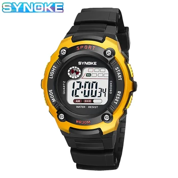 

SYNOKE Sports Digital Watch For Kids Boys Girls - Best Gifts Waterproof Multi-function Colorful Luminous Week Student Clock