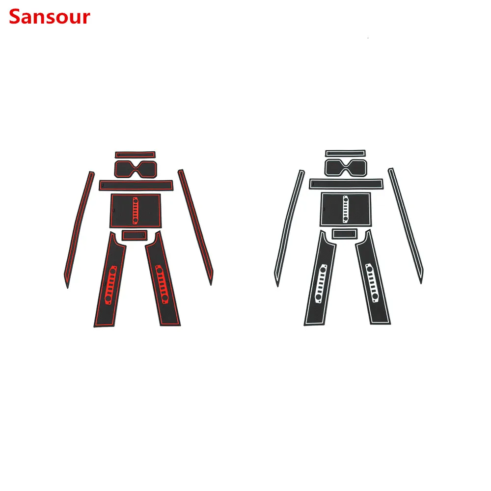 Tappetino Per Scanalatura Per Porta Sansour Per Suzuki Jimny 2019 + Accessori Per Pad Portabicchieri Per Porta Auto Per Suzuki Jimny 2019 2020