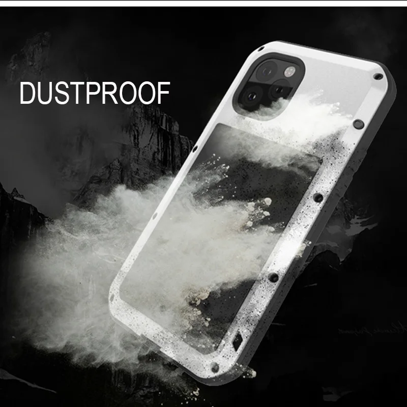 Для Apple iphone 11 Pro Max чехол LOVE MEI ударопрочный грязеотталкивающий водостойкий металлический защитный чехол для iphone 11 Pro Max чехол