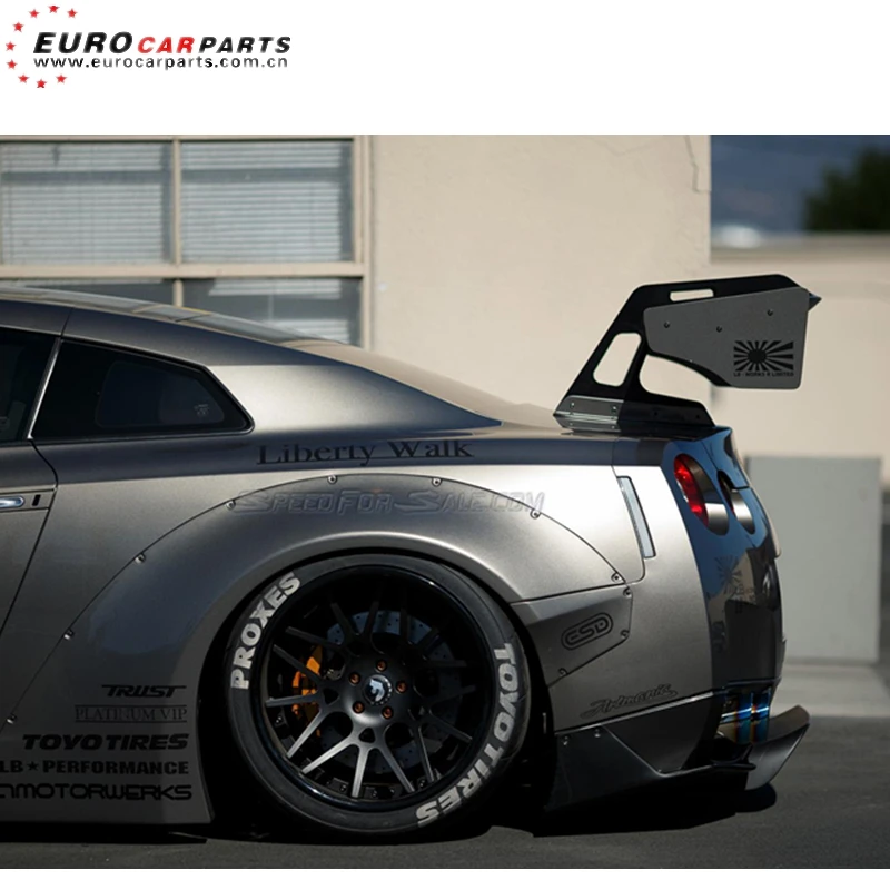 R35 Rear Wing Fit For Gtr R35 Lb Style Carbon Fiber Material Rear Wing