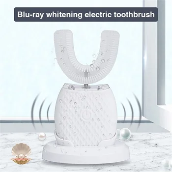 

Electric U Shape Toothbrush 360 Degrees Intelligent Automatic Sonic U Type Tooth Brush USB Charging Teeth Whitening Tool