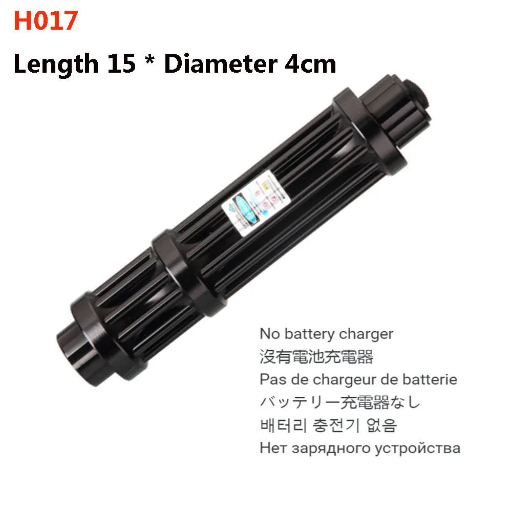 Powerful Blue Laser Pointer 10000m Laser Light High Powerful 450nm Focusable Flashlight Burn Match / Firecrackers Lit Cigarette