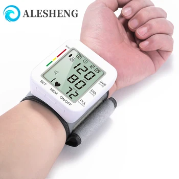 

Household Automatic Digital Wrist Blood Pressure Monitor Gauge Meter LCD Display Heart Beat Rate Pulse Meter Measure
