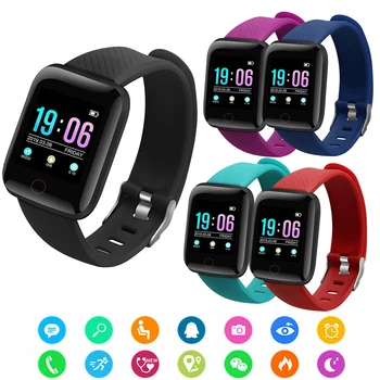 Men's Women's Smart Watches Touch Screen Fitness Activity Tracker for Android iOS Wristwatch Sleep Heart Rate Monitor Pedometer 1