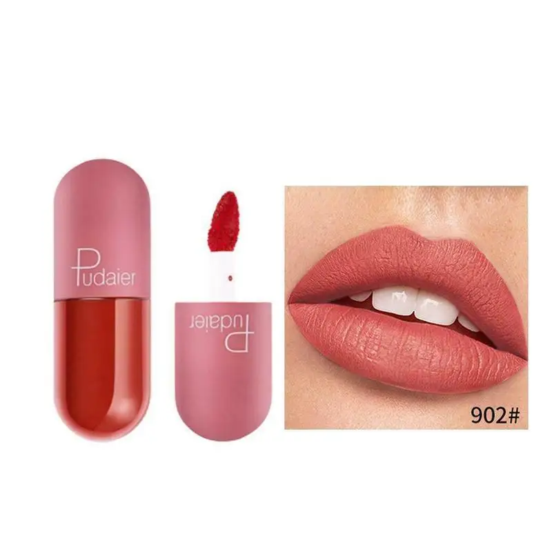 18 Color Mini Capsule Lip Tint Waterproof Sexy Matte Lip Gloss Non-Stick Cup Long Lasting Liquid Lipstick Makeup Lip Glaze 18 Color Mini Capsule Lip Tint Waterproof Sexy Matte Lip Gloss Non-Stick Cup Long Lasting Liquid Lipstick Makeup Lip Glaze