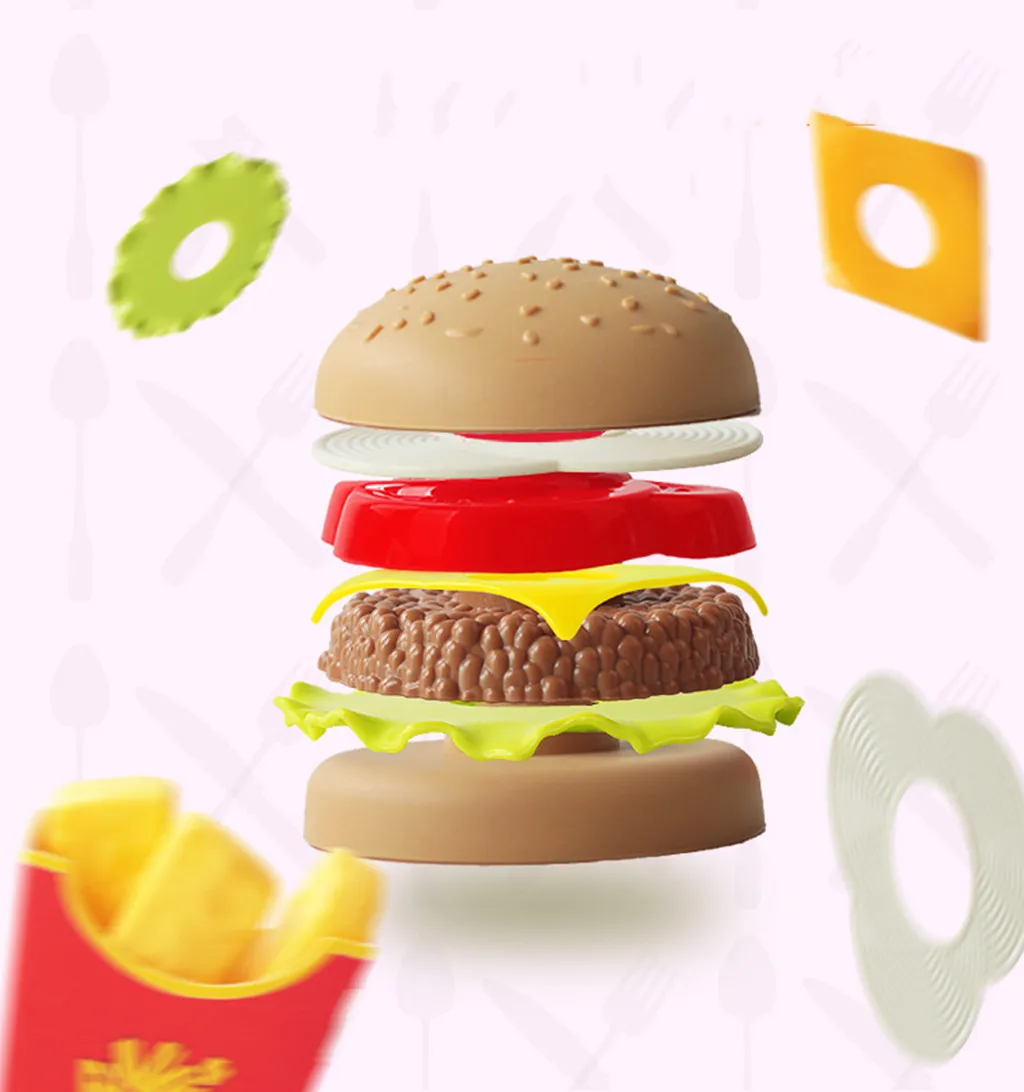 Игровой домик, игрушка, новинка, фаст-фуд, люкс, ужин, пластиковая Закусочная, еда для творчества, ролевые игры, классика, Mea 6,14