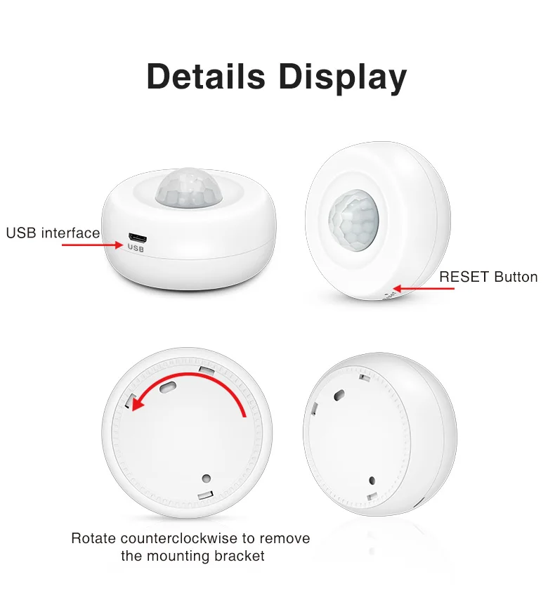 ring keypad flashing white Tuya WIFI 360° PIR Sensor Motion Detector Smart Life APP Body Motion Sensor Alarm Wireless Home Security System Works With Alexa home alarm keypad