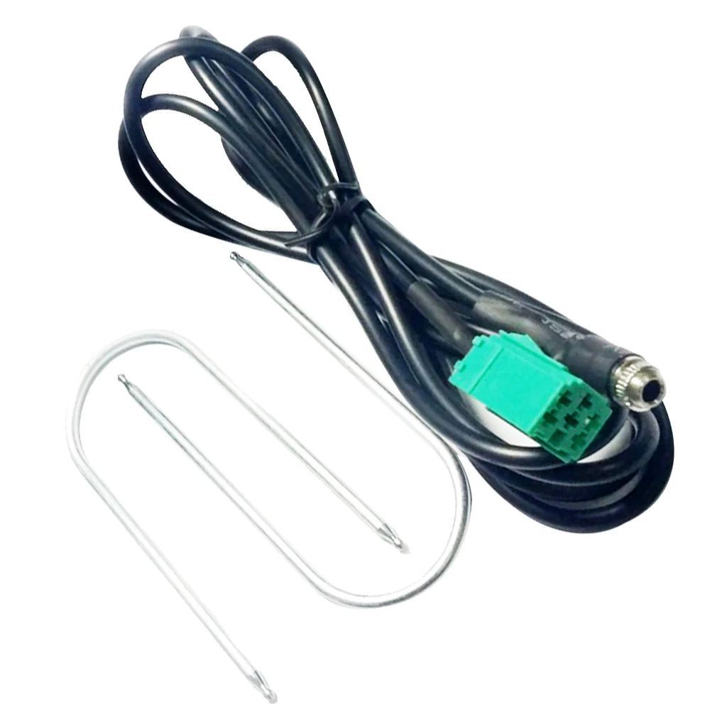 Car Audio Mini ISO 8Pins 3.5MM Female Connector Adpater Cable For   