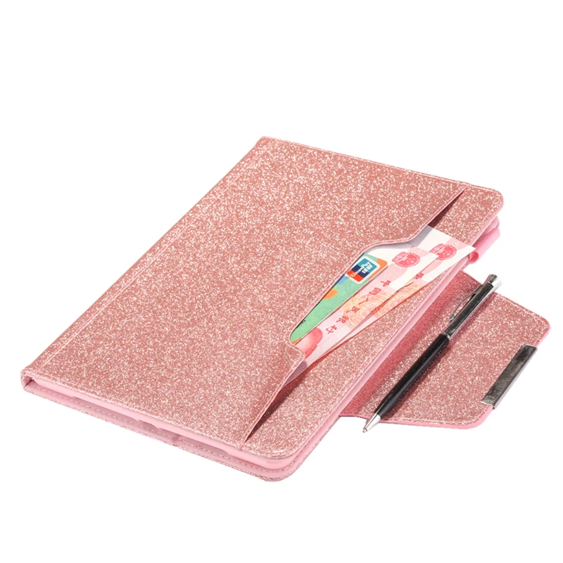 Cover For iPad 10 2 inch 2019 Glitter Bling Leather Funda Case For Coque iPad 10
