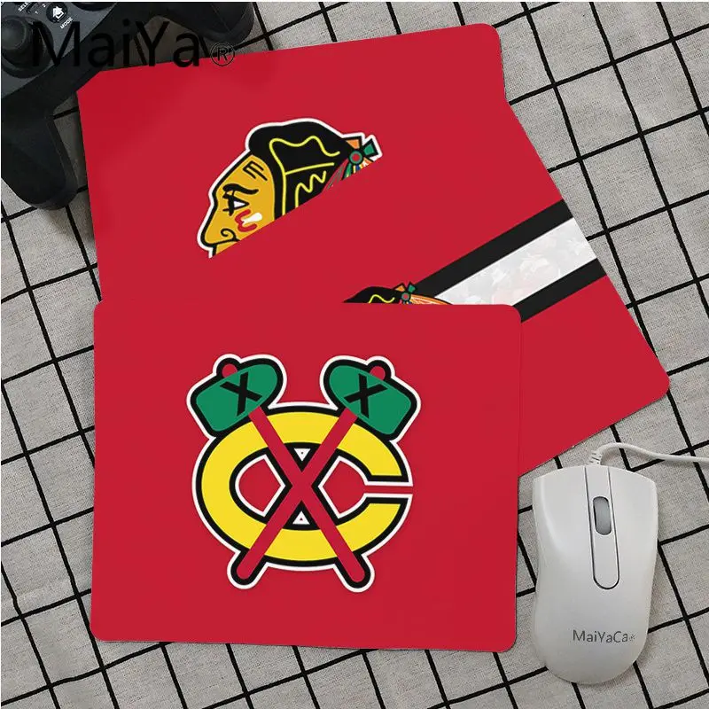 Maiya высокое качество Chicago Blackhawks силиконовый коврик для мышки игра Топ продаж подставка под руку мышь