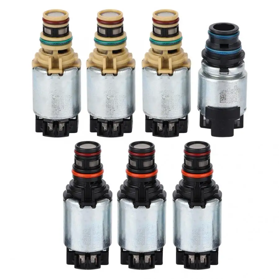 7pcs Automatic Transmission Solenoid Set 6T40 6T30E 6T40E 6T45E 6T50E 6T30 Fits for Buick LaCrosse Auto Accessories | Автомобили и