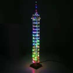 DIY цветной светодиодный дисплей лампа инфракрасный пульт дистанционного управления DIY сварочный свет наборы лампа «сделай сам» игрушка