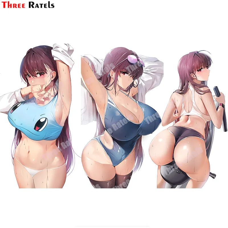 Anime Chubby Girl Porn - Three Ratels B469 Scathach Scathach And Squirtle Fate Sexy Anime Girl  Stickers For Car Styling Decoration Auto Accessory Decals - AliExpress