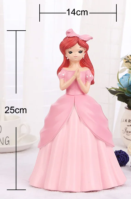 3D Аниме Принцесса ханьфу девушки силиконовые формы для гипса DIY Гипсовая фигурка плесень бетонная керамика глиняные формы Рождественский Декор - Цвет: 25  14cm