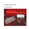 Silver Gold bar bullion box 10grams & 1 OZ empty plastic Acrylic case 30mm x 15 mm or 1.18in x 0.59in 1