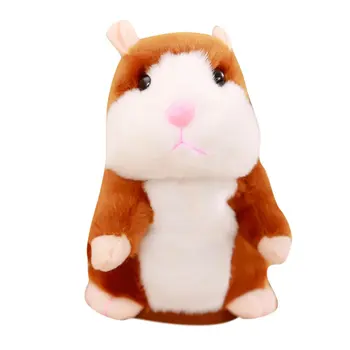 

Douyin Celebrity Style Toy Talking Small Hamster Electric Plush Toy Will Walk Will Metaphone Rat