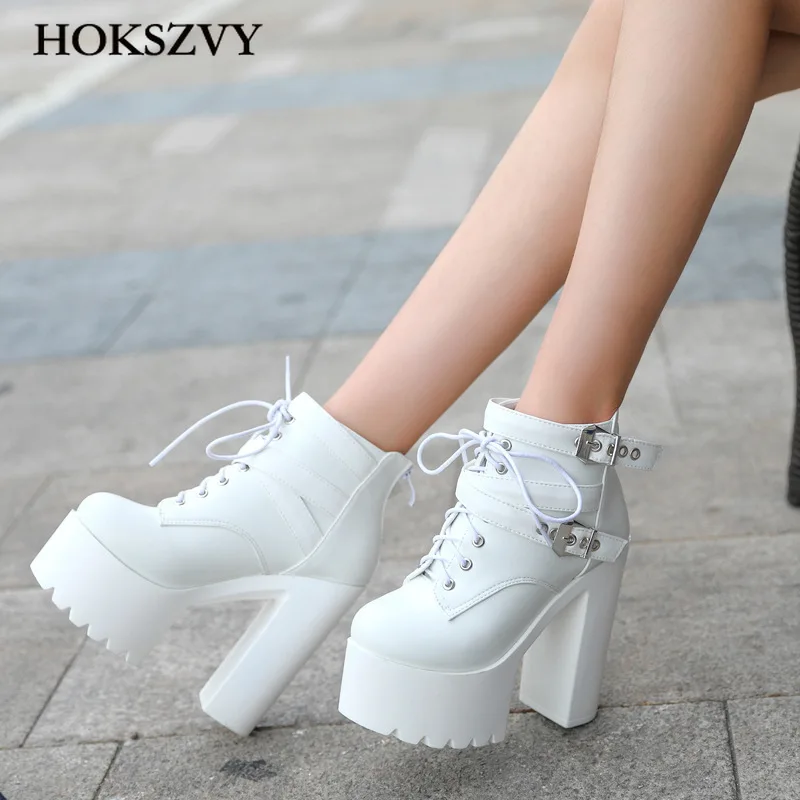 

Super Light Thick Bottom Fashion Boots Model Fashion Show Autumn New Sexy High-heeled Women's Boots Nightclubs ZYW-6951