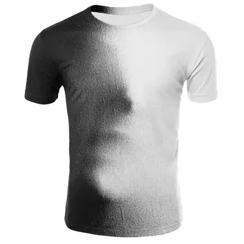 

Men's T-shirt 2020 new summer 3D printed casual short-sleeved men's T-shirt fashion hidden face top