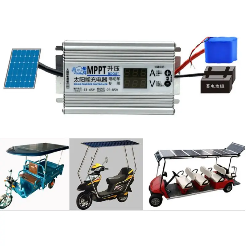 Контроллер заряда солнечных батарей MPPT 10 А регулятор напряжения