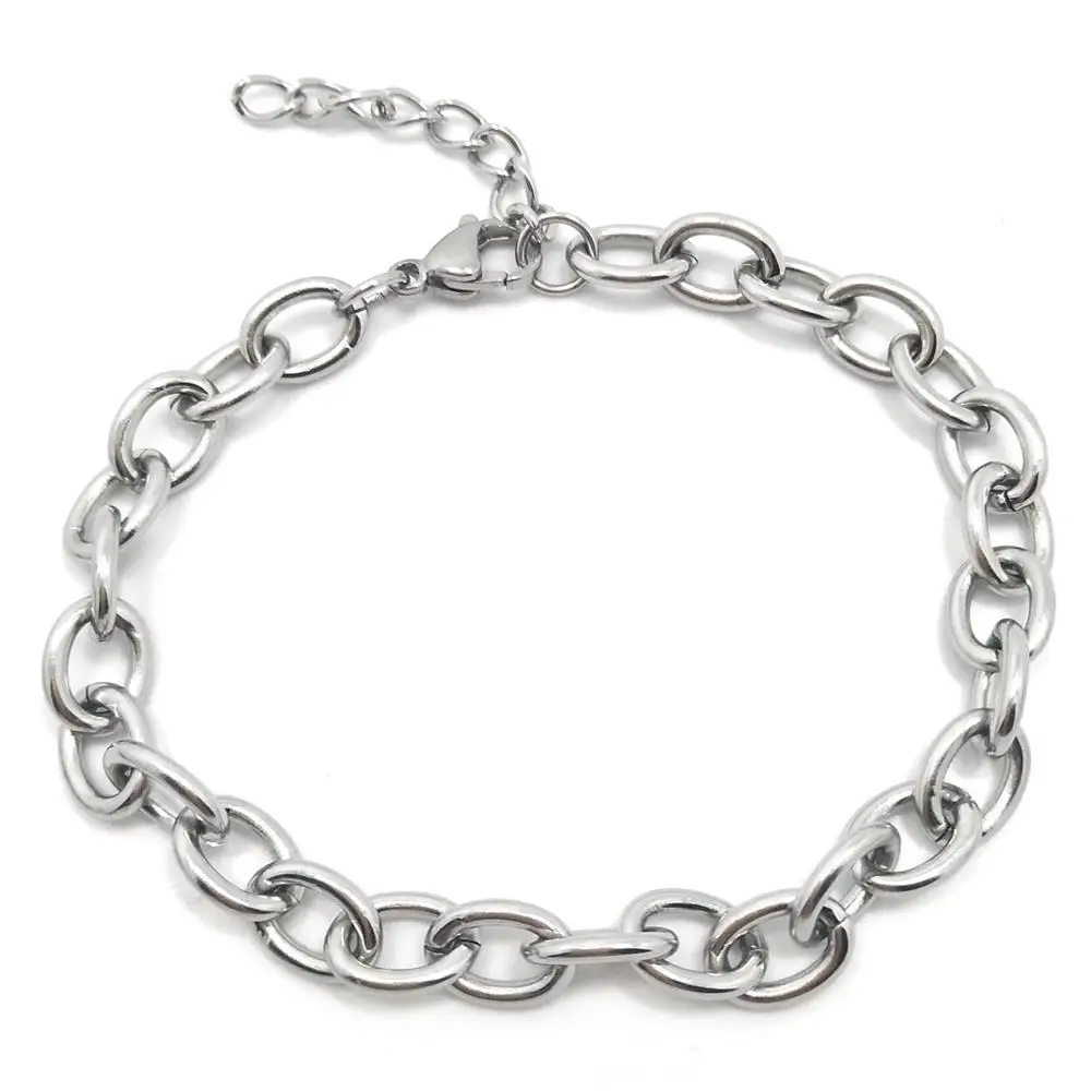 20 штук 316 Нержавеющая сталь ссылка браслет-цепочка